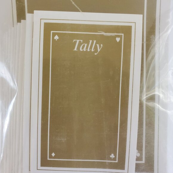 Vintage Hoyle Bridge Game Scorepad Set With 12 Two & Three Table Tallies 1994 - Picture 4 of 5